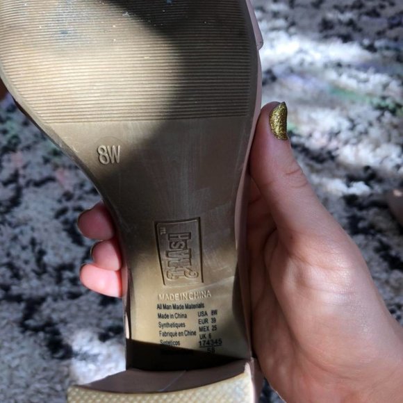 Nude Chunky Heels - Picture 5 of 5